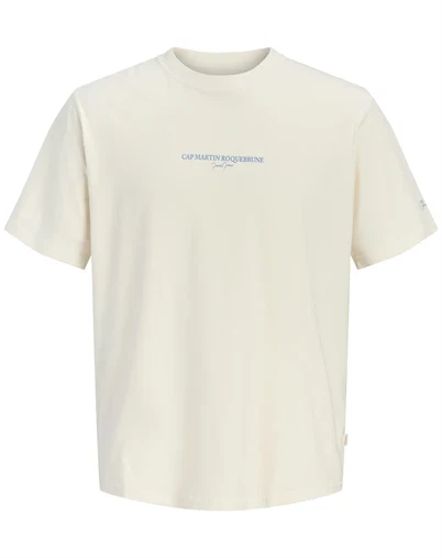 Jack & Jones Junior - JORHyeres Back Element T-Shirt - Antique White